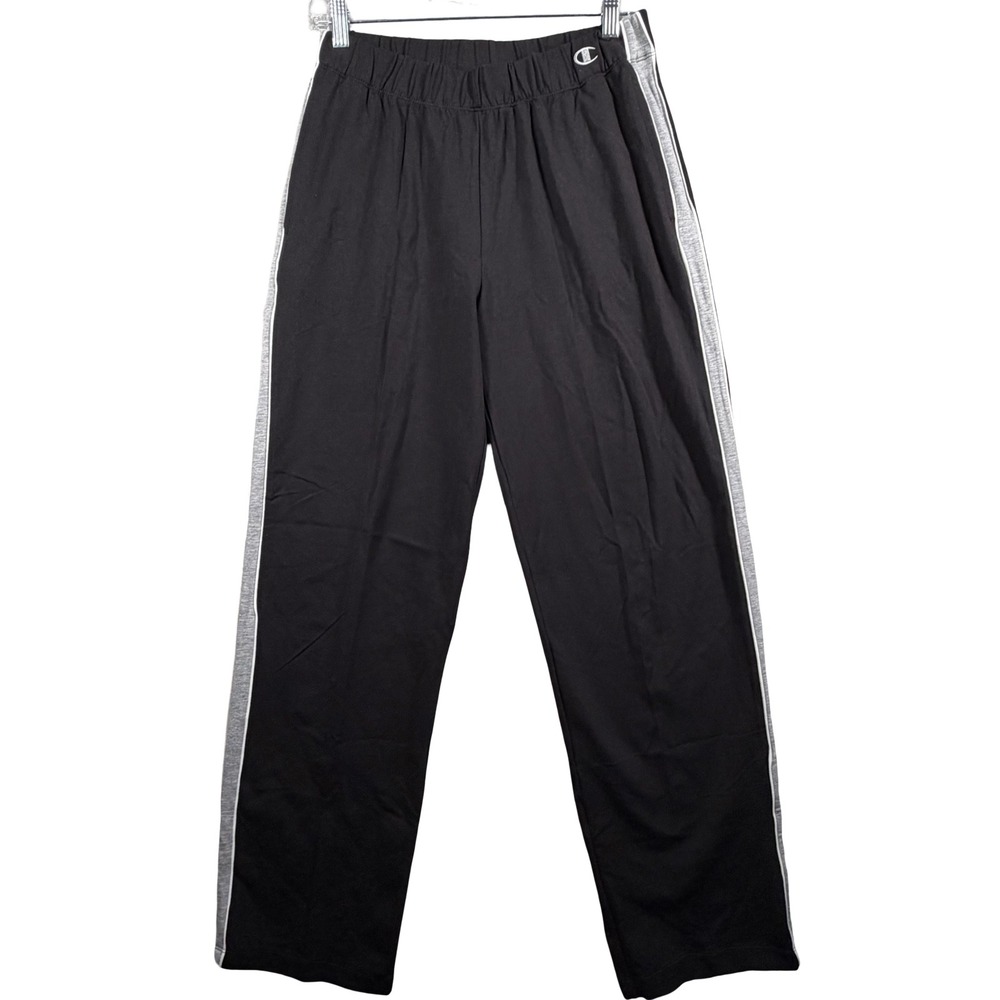 Champion Vintage Y2K Side Stripe Track Pants Womens Medium Retro Joggers
